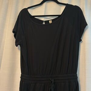 Verae comfy black jumpsuit size M